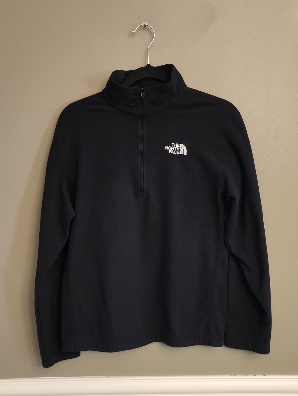 The North Face Black Half-Zip Fleece Pullover